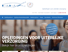 Tablet Screenshot of noordnederlandseacademie.nl